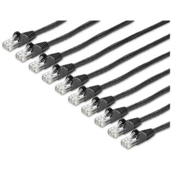 StarTech.com 6 ft. CAT6 Cable - 10 Pack - BlackCAT6 Patch Cable - Snagless RJ45 Connectors - Category 6 Cable - 24 AWG (N6PATCH6BK10PK)