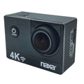 Naxa NDC-410 Digital Camcorder - 2" Screen - CMOS - 4K - Shiny Black