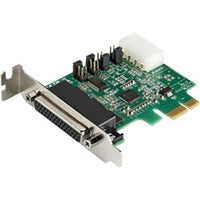 StarTech.com 4-port PCI Express RS232 Serial Adapter Card - PCIe Serial DB9 Controller Card 16950 UART - Low Profile - Windows/Linux