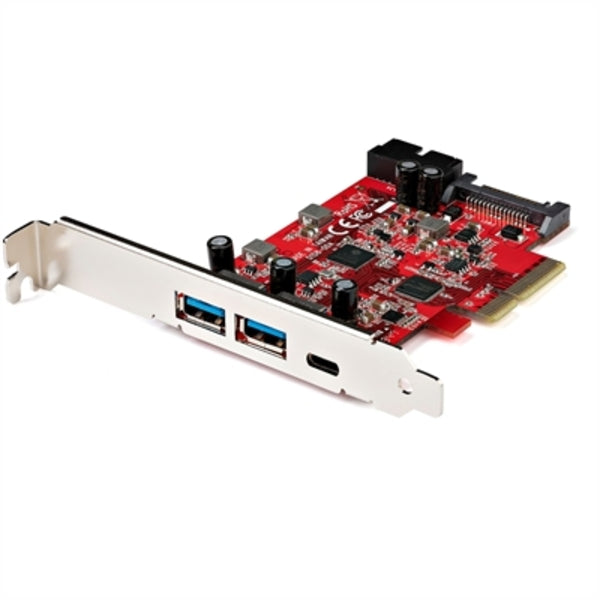 StarTech.com 5-Port USB PCIe Card, 10Gbps USB 3.1 Gen 2 PCIe Card, 1 USB-C/2 USB-A, Internal Header (2x 5Gbps USB), USB C PCI Express Card