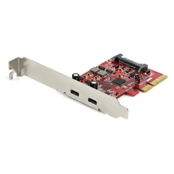 StarTech.com 2-port 10Gbps USB C PCIe Card Adapter - USB 3.1 Gen 2 Type-C PCI Express Expansion Add-On Card - Windows, macOS, Linux