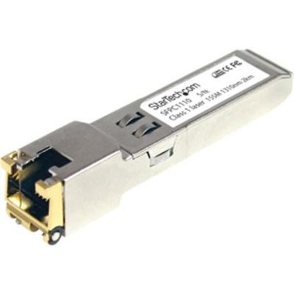 StarTech.com Cisco SFP-GE-T Compatible SFP Module - 1000BASE-T - 10/100/1000 Mbps SFP to RJ45 Cat6/Cat5e Transceiver - 100m