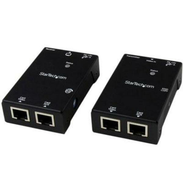 StarTech.com HDMI Over CAT5e/CAT6 Extender with Power Over Cable - 165 ft (50m)