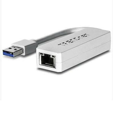 TRENDnet USB 3.0 To Gigabit Ethernet Adapter, Full Duplex 2Gbps Ethernet Speeds, Up To 1Gbps, USB-A, Windows &amp; Mac Compatibility, USB Powered, Simple Setup, Black, TU3-ETG