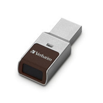 32GB Fingerprint Secure USB 3.0 Flash Drive with AES 256 Hardware Encryption - Silver