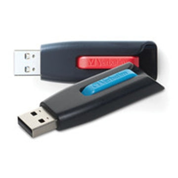 Verbatim 64GB Store 'n' Go V3 USB 3.0 Flash Drive - 2pk - Red, Blue
