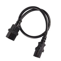 Iec C13 To C14 Extension Cord M To F Black