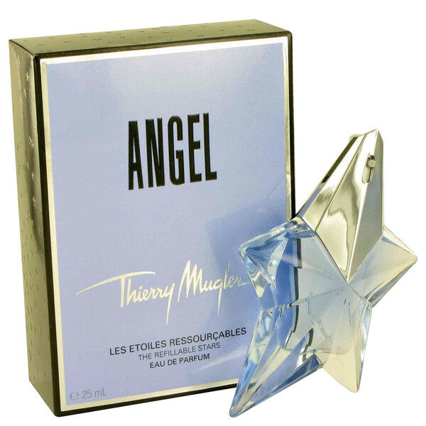 Angel Eau De Parfum Spray Refillable 0.8 Oz For Women