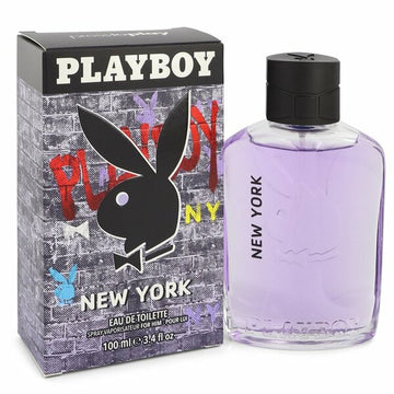 New York Playboy Eau De Toilette Spray 3.4 Oz For Men