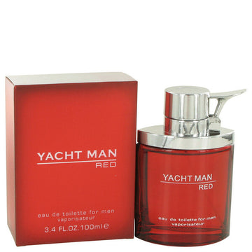 Yacht Man Red EDT Spray 3.4 Oz For Men