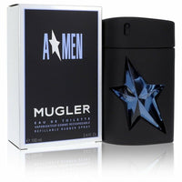 Angel Eau De Toilette Spray Refillable (rubber) 3.4 Oz For Men