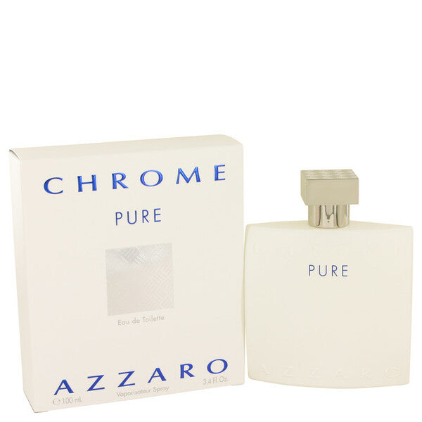 Chrome Pure Eau De Toilette Spray 3.4 Oz For Men