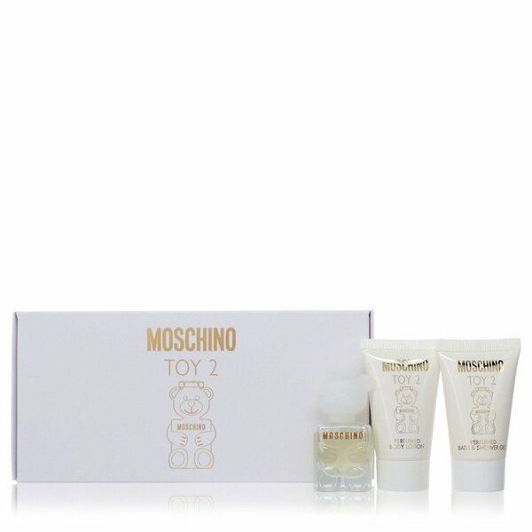 Moschino Toy 2 Gift Set - .17 Oz Mini Edp Spray + .8 Oz Body Lotion + .8 Oz Shower Gel -- For Women
