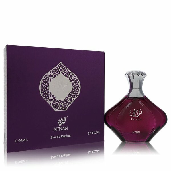 Afnan Turathi Purple Eau De Parfum Spray 3 Oz For Women