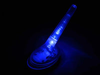 Antenna design FK Shark Fin con illuminazione al neon blu