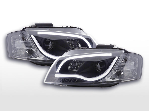 Faro Daylight LED DRL look Audi A3 tipo 8P / 8PA 03-08 nero