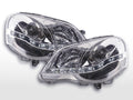 Daylight headlight LED DRL look VW Polo type 9N3 05-09 chrome