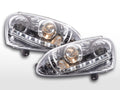 Daylight headlight LED DRL look VW Golf 5 type 1K 03-08 chrome