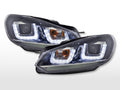 Daylight headlight LED daytime running lights VW Golf 6 08-12 black