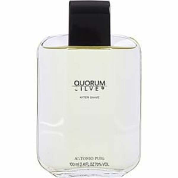 Quorum Silver By Antonio Puig Aftershave 3.4 Oz For Men