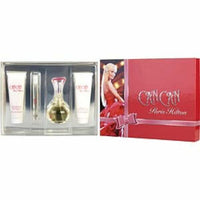 Paris Hilton Can Can By Paris Hilton Eau De Parfum Spray 3.4 Oz & Body Lotion 3 Oz & Shower Gel 3 Oz & Eau De Parfum Spray 0.34 Oz Mini For Women