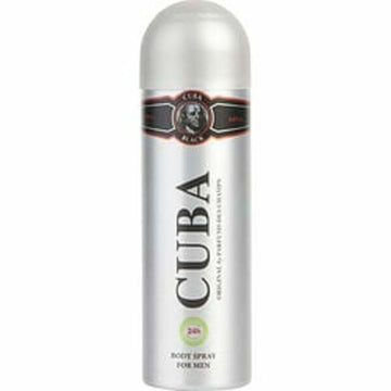 Cuba Black By Cuba Body Spray 6.6 Oz For Men