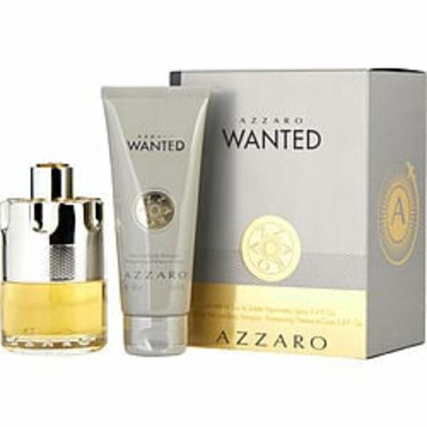 Azzaro Wanted By Azzaro Edt Spray 3.4 Oz & Hair And Body Shampoo 3.4 Oz (travel Offer) For Men