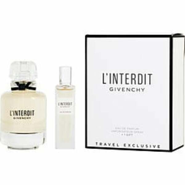 L'interdit By Givenchy Eau De Parfum Spray 2.6 Oz & Eau De Parfum Spray 0.5 Oz For Women