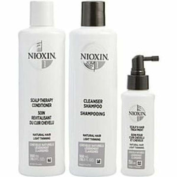 Nioxin By Nioxin Set-3 Piece Maintenance Kit System 1 With Cleanser 10.1 Oz & Scalp Therapy 10.1 Oz & Scalp Treatment 3.38 Oz For Anyone