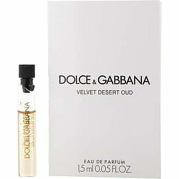 Dolce & Gabbana Velvet Desert Oud By Dolce & Gabbana Eau De Parfum 0.05 Oz Vial For Men
