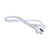 Iec C13 Power Cord 10A 2M White