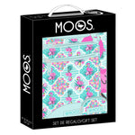 Moos Flamingo Turquoise gift set