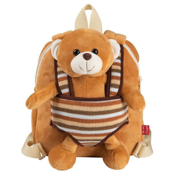 Benji Bear backpack with plush toy 25cm