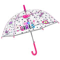 Hey Girls transparent automatic umbrella 45cm