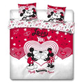 Disney Mickey and Minnie Love duvet cover bed 135cm