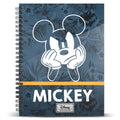 Disney Mickey Blue A5 notebook