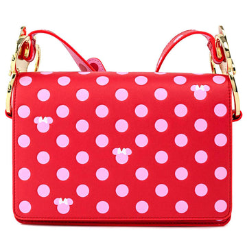 Loungefly Disney Minnie Pink Polka Dot crossbody bag