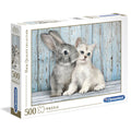 Cat and Bunny puzzle 500pcs