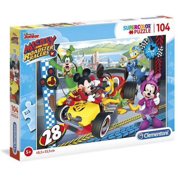 Disney Mickey and the Roadster Racers puzzle 104pcs
