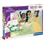 Disney Princess Happy Color puzzle 104pcs