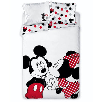 Disney Mickey Minnie microfibre duvet cover bed 90cm