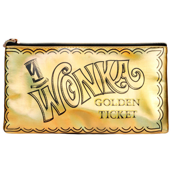 Charlie and the Chocolate Factory Wonka Golden Ticket vanity case