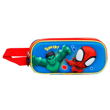 Marvel Spiderman and His Amazing Friends Team 3D pencil case