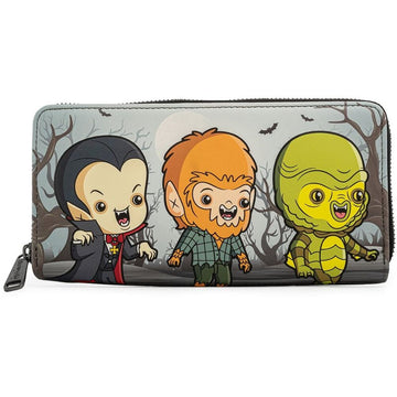 Loungefly Monsters Chibi Line wallet