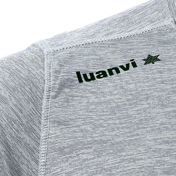 Women’s Short Sleeve T-Shirt Luanvi Nocaut Vigore Grey
