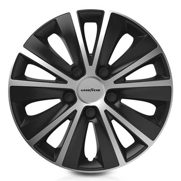 Enjoliveur Goodyear Monaco Noir Argenté 16" (4 uds)