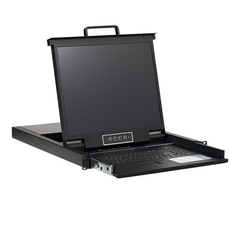 Kvm 1Ru Rackmount Switch With 19 Inch Monitor 8 Port Vga