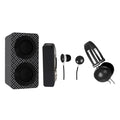 Naxa Portable Bluetooth&reg; Stereo Speakers Entertainment Pack-Black