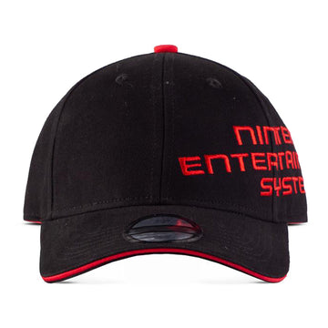 NINTENDO NES Logo Adjustable Cap, Unisex, Black (BA175132NTN)