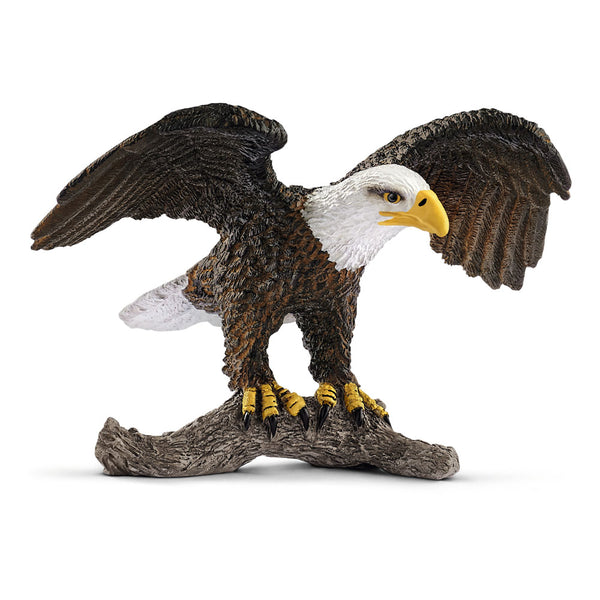 SCHLEICH Wild Life Bald Eagle Toy Figure, 3 to 8 Years (14780)